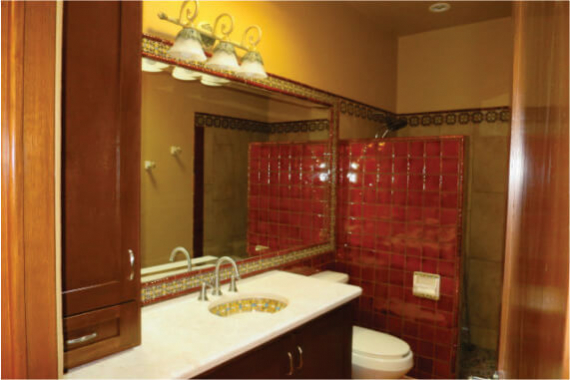 Baño con Azulejos